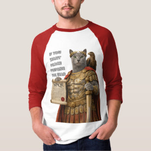 Camiseta Gato Azul Russo César