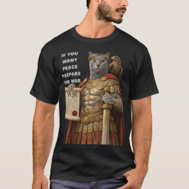 Camiseta Gato Azul Russo César