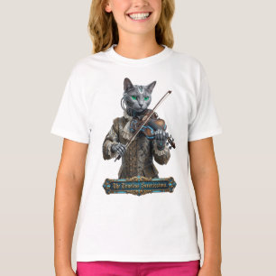 Camiseta Gato Azul Russo da Sereníssima Atemporal