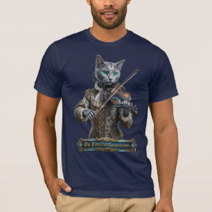Camiseta Gato Azul Russo da Sereníssima Atemporal