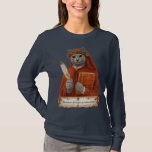 Camiseta Gato Azul Russo Dante Alighieri