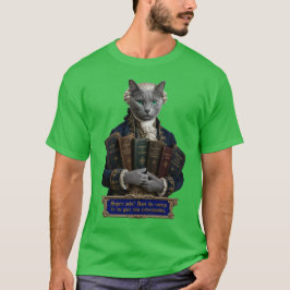 Camiseta Gato Azul Russo Immanuel Kant