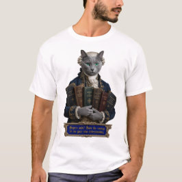 Camiseta Gato Azul Russo Immanuel Kant