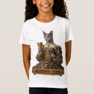 Camiseta Gato Azul Russo Lucrezia de Médici
