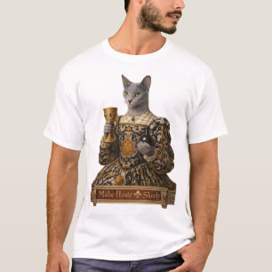Camiseta Gato Azul Russo Lucrezia de Médici