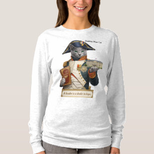 Camiseta Gato Azul Russo Napoleão Bonaparte
