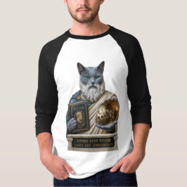 Camiseta Gato Azul Russo Plato