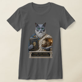 Camiseta Gato Azul Russo Plato