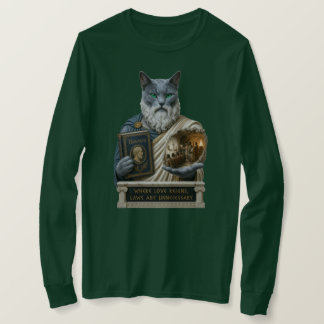 Camiseta Gato Azul Russo Plato