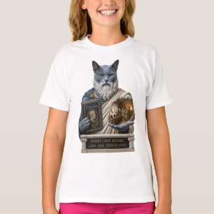 Camiseta Gato Azul Russo Plato