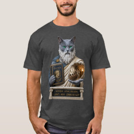 Camiseta Gato Azul Russo Plato