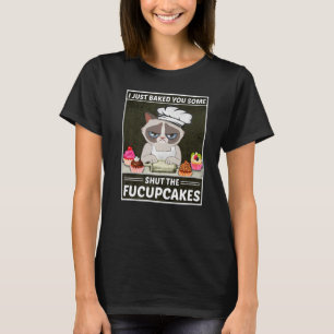 Camiseta Gato Bajulando Eu Te Fiz Calar Um Pouco O Fucupcak