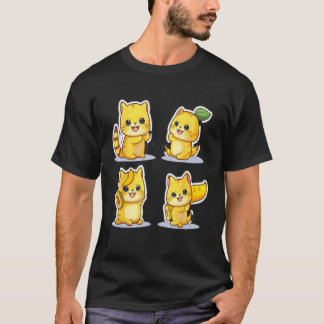 Camiseta gato banana, feliz gato banana, gato fofo, gato en