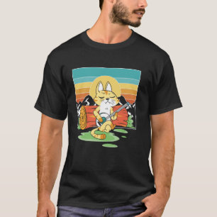 Camiseta Gato Banjo Gênero Musical Músico Música Country Bl