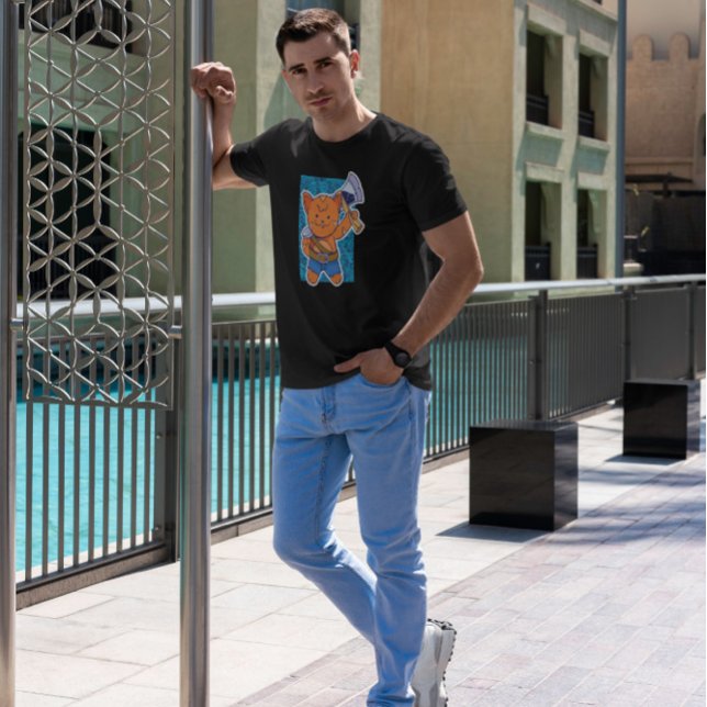 Camiseta Gato Barbário (Criador carregado)