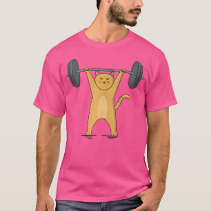 Camiseta Gato Barbell