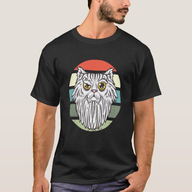 Camiseta Gato Barbudo (Frente)