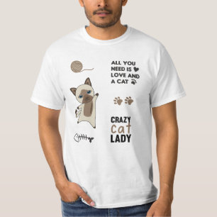 Camiseta Gato Bastão De Animais Cachorros Amarra Gatos
