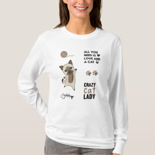 Camiseta Gato Bastão De Animais Cachorros Amarra Gatos
