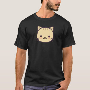 Camiseta Gato-bebê colorido do Japão para homens mulheres c