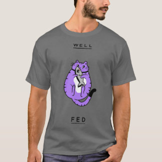 Camiseta Gato Bem Alimentado