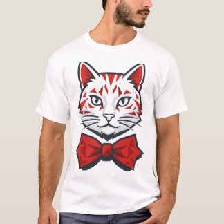 Camiseta Gato Bem Vestido