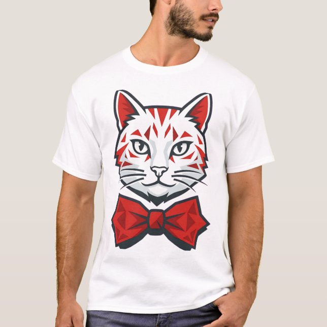 Camiseta Gato Bem Vestido (Frente)