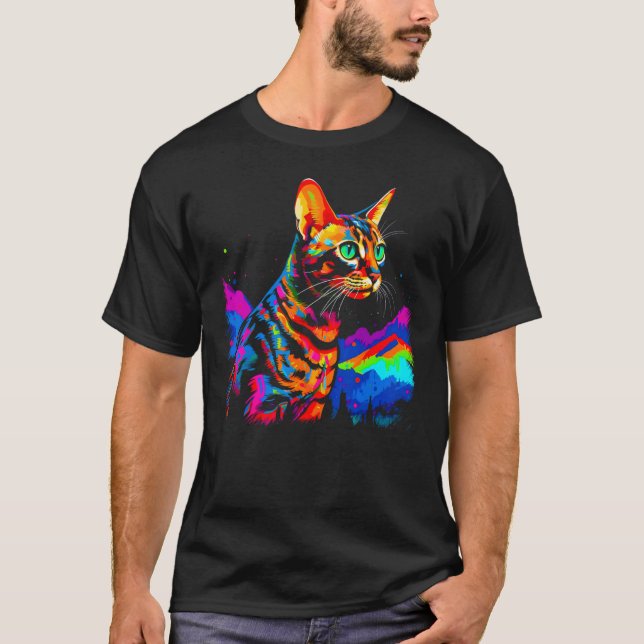 Camiseta Gato Bengal (Frente)