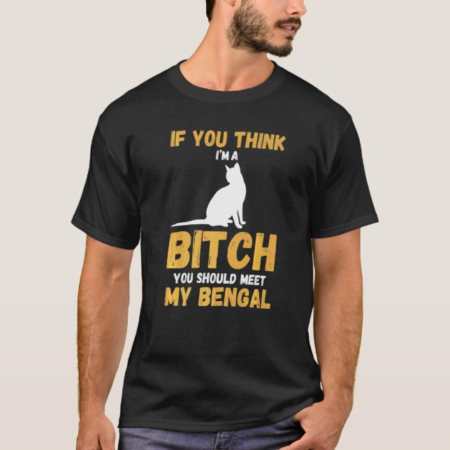 Camiseta Gato Bengal  1 (Frente)