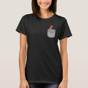 Camiseta Gato Bengal Cute Detalhado no Bolso