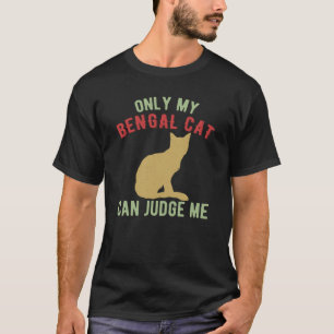 Camiseta Gato Bengal Engraçado
