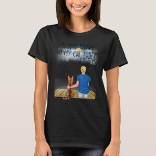 Camiseta Gato Bengala Estou Falando com meu gato hoje