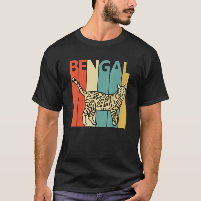 Camiseta Gato bengala fofo (Frente)