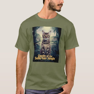 Camiseta Gato Bengala: Rainha da Selva Suburbana