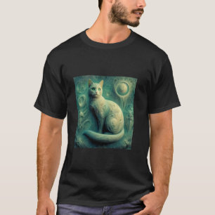 Camiseta Gato Biomecânico - Inspirado em H. R. Giger