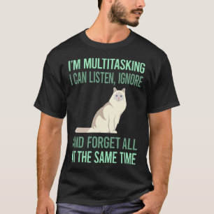 Camiseta Gato Birman Multitarefa 01