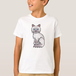 Camiseta Gato Birman / Ragdoll Lilac Point