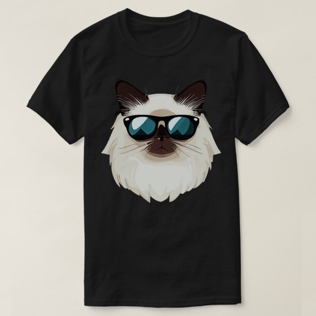 Camiseta gato Birmanês (Frente do Design)