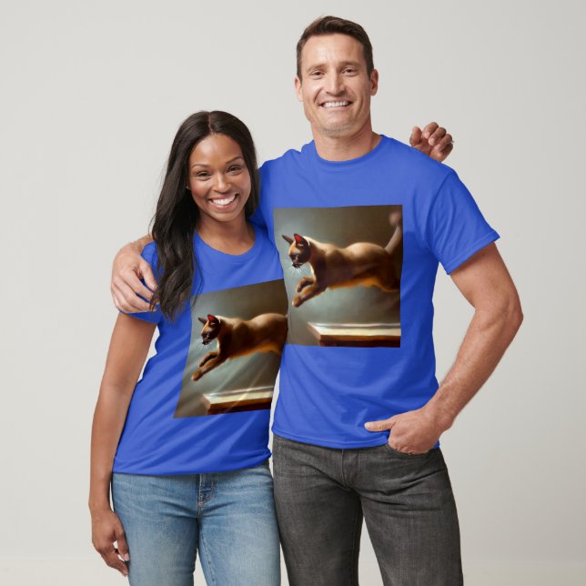 Camiseta Gato birmanês (Unissex)
