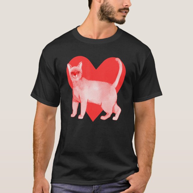 Camiseta Gato Birmanês Europeu (Frente)