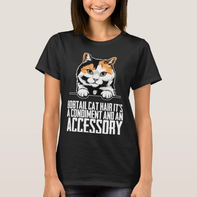 Camiseta gato Bobtail  Bobtail  gatinhos Bobtail (Frente)