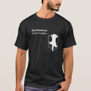 Camiseta Gato  Bolso Profissional Cunhador de Gatinho Pendu