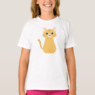 Camiseta Gato bonito - branco