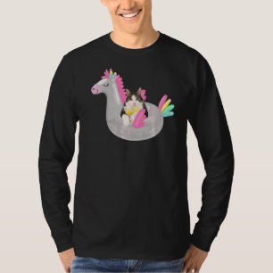 Camiseta Gato Bonito Com Margarita E Soro De Gatinho Flutua