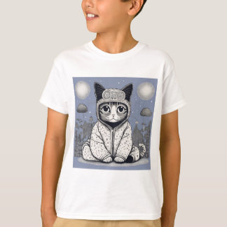 Camiseta Gato Bonito com Pajama