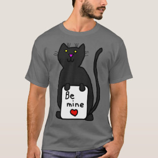 Camiseta Gato Bonito diz Ser Mino no Dia de os namorados