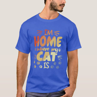 Camiseta Gato Bonito Dizendo Amigo