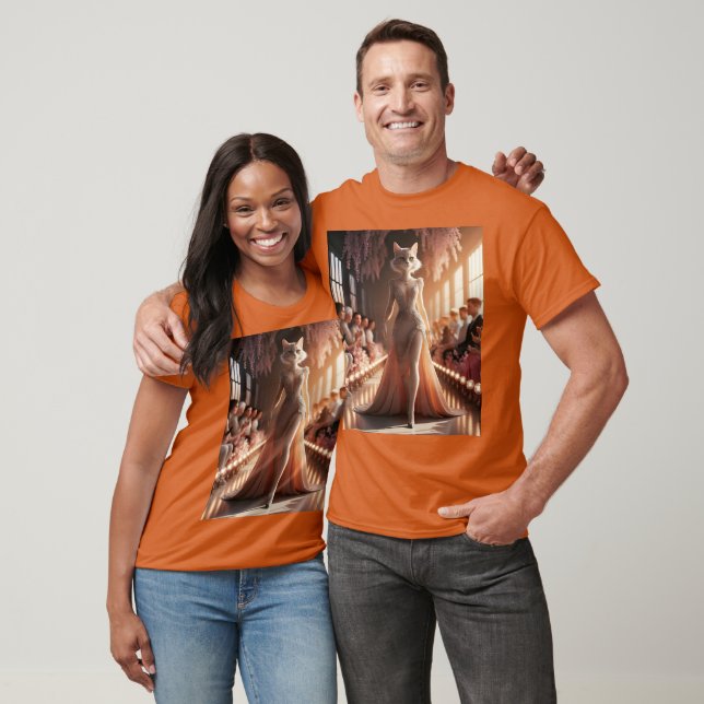 Camiseta Gato Bonito e Bonito de Pôdio Fantasy (Unissex)