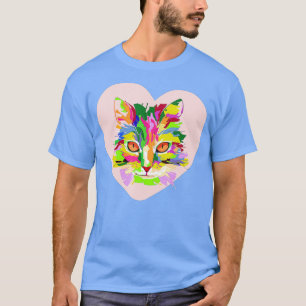 Camiseta Gato Bonito para amantes de gatinhos Adoção de Gat