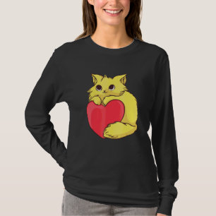 Camiseta Gato Bonito Para Gatinho Colorido De Gatinhos Com